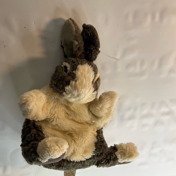 Folkmanis Baby Dutch Rabbit Full Body Hand Puppet Plush Animal Toy Realistic - Picture 1 of 4
